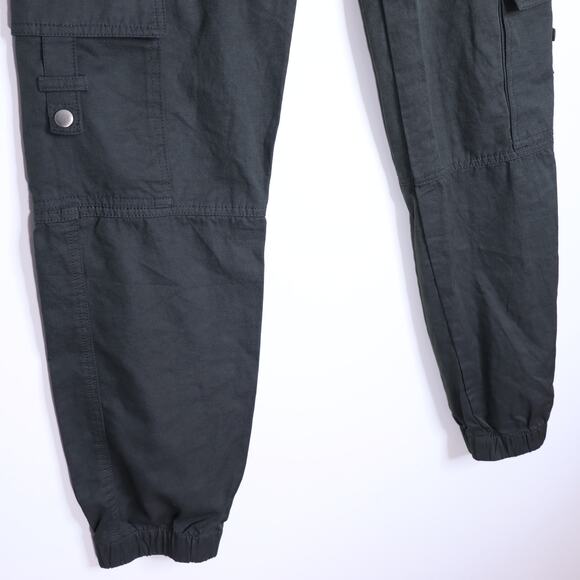 STANDARD/CLOTH Cargo Joggers Dark Grey Cotton Blend Camp Casual Men's S - Picture 4 of 9